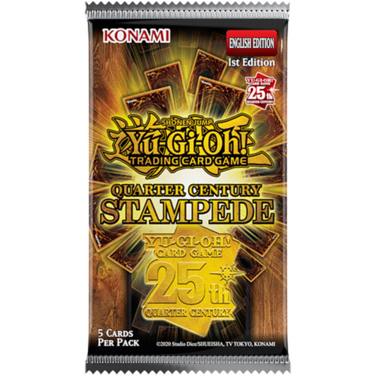 YU-GI-OH! Quarter Century Stampede, 1st Edition Booster Pack - KRY TCG